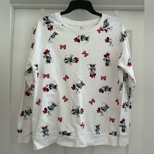 Disney Minnie Mouse Sweatshirt Women’s Size M